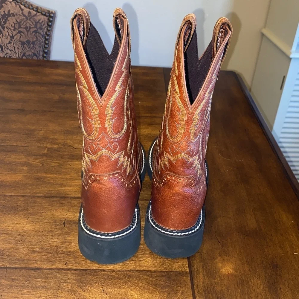 Justin Boots Gypsy Brown Western Cowboy Boots 🆕